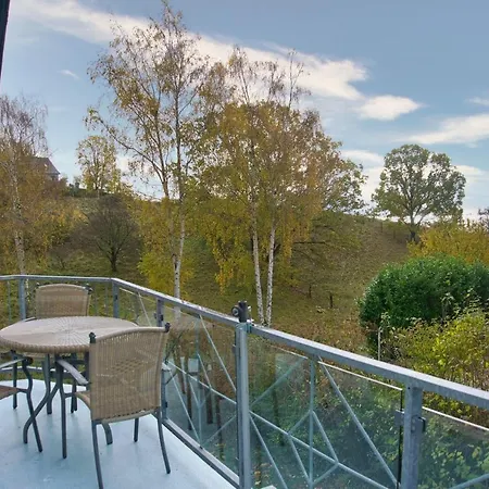 Balkon Mit Traumhaften Meerblick, Gratis Nutzung Vom Ahoi Erlebnisbad Und Sauna In Sellin Dünenhaus Fewo05 Goehren (Ruegen)