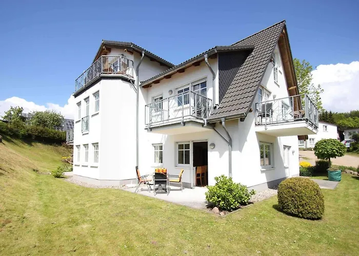 Balkon Mit Traumhaften Meerblick, Gratis Nutzung Vom Ahoi Erlebnisbad Und Sauna In Sellin Duenenhaus Fewo05 公寓 奥斯特巴德·哥伦